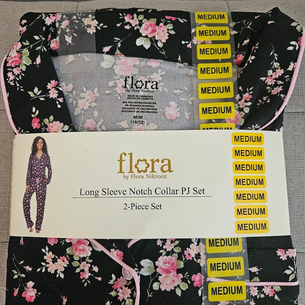Women's floral PJ set